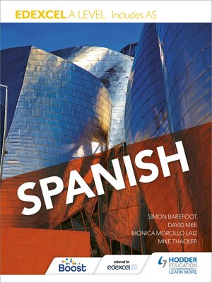 cover image of Edexcel a level Spanish (includes AS)